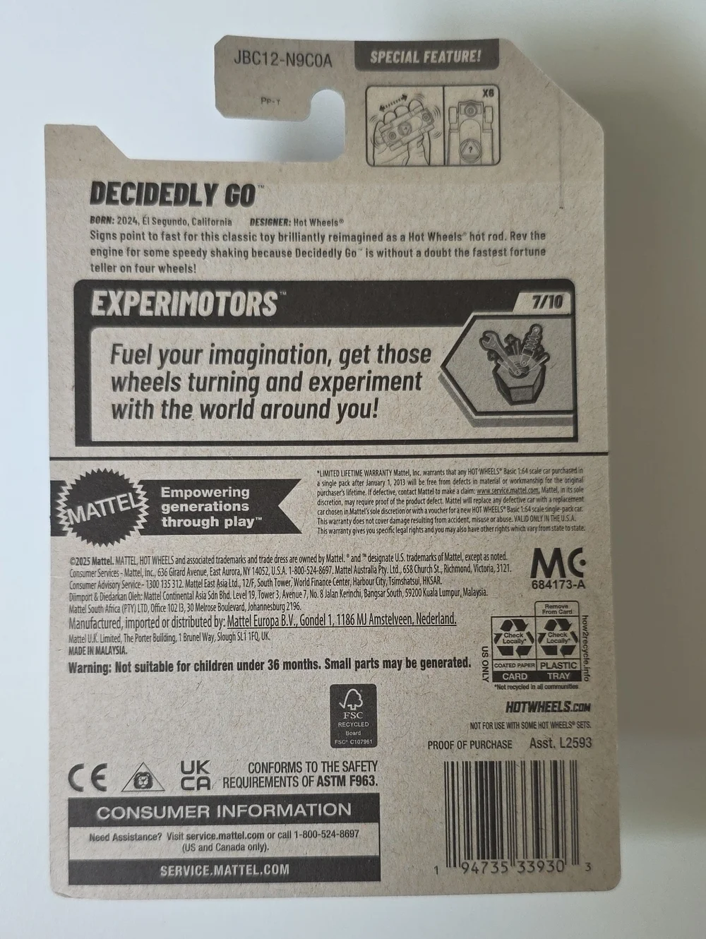 Hot Wheels Experimotors  Toaster, Quick Chat, Magic 8, Skull Shaker, Twin Tags